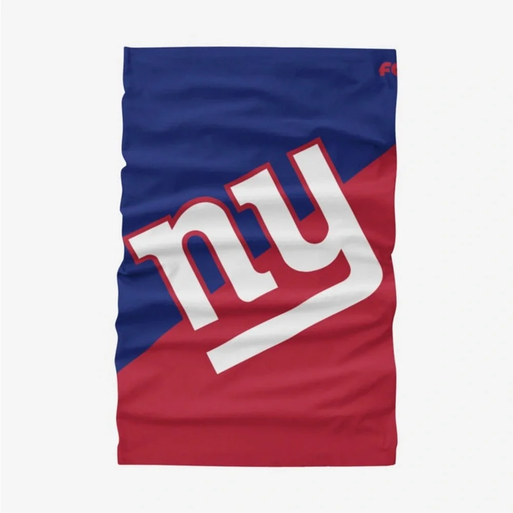 FOCO NFL NEW YORK GIANTS NECK GAITER SCARF OS UNISEX ADULT NWT